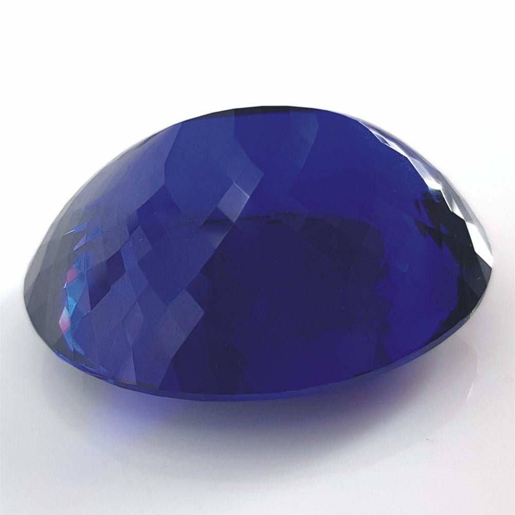 143.591CT Oval Cut Natural Tanzanite For Sale 7