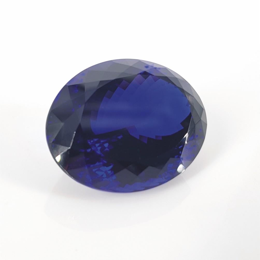 143.591CT Oval Cut Natural Tanzanite For Sale 10