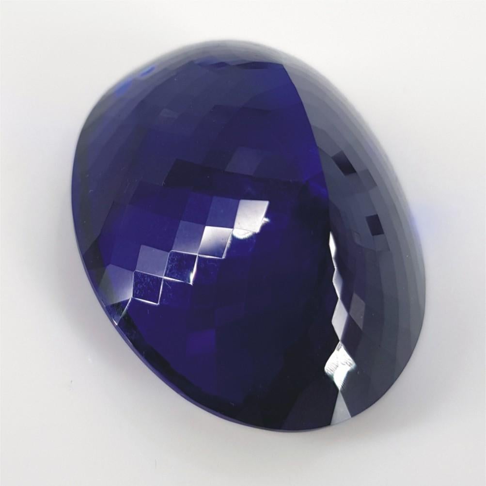 143.591CT Oval Cut Natural Tanzanite For Sale 1