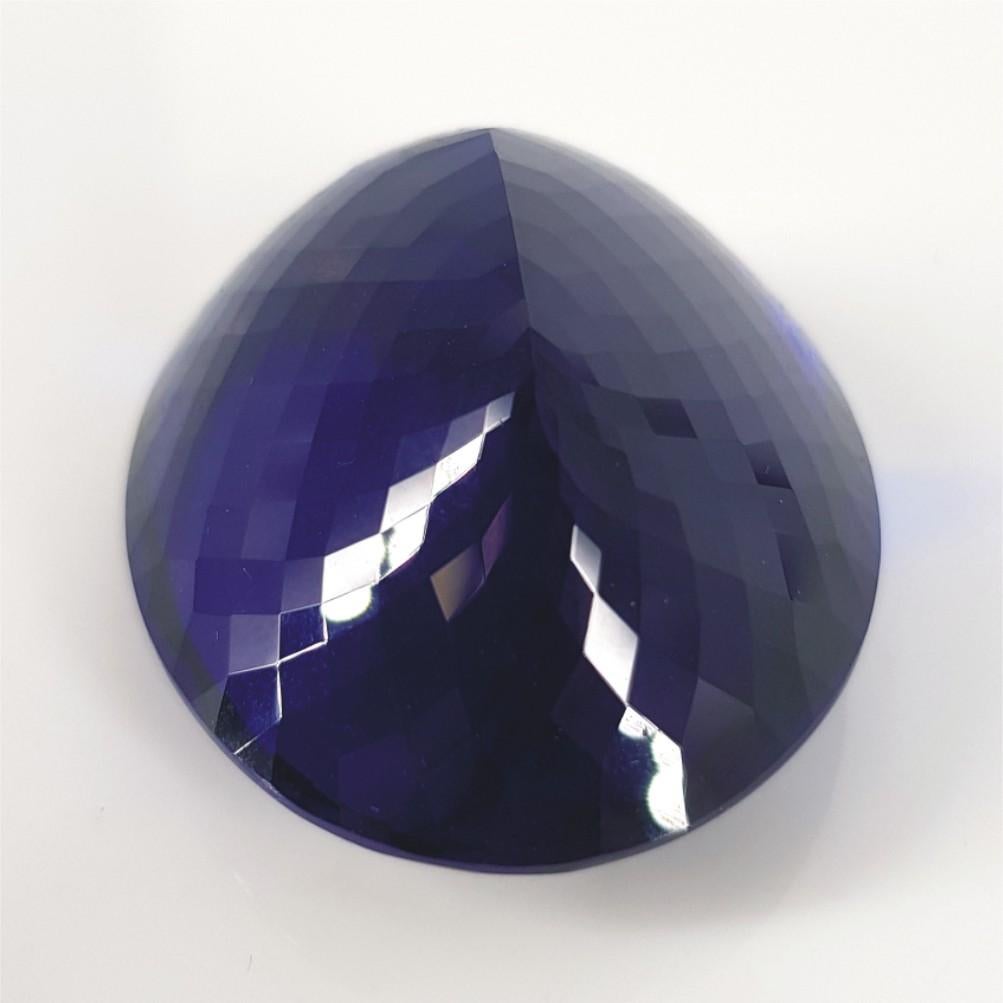 143.591CT Oval Cut Natural Tanzanite For Sale 2