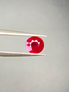 1,43 ct, non traité thermiquement, certifié GRS, rubis naturel de Birmanie, de couleur rouge, non traité thermiquement, de forme ovale