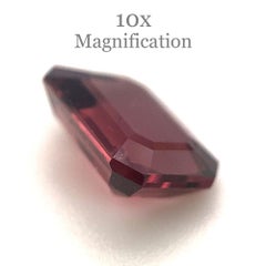 1.43ct Octagonal/Emerald Cut Reddish Orange Spinel from Sri Lanka Unheated