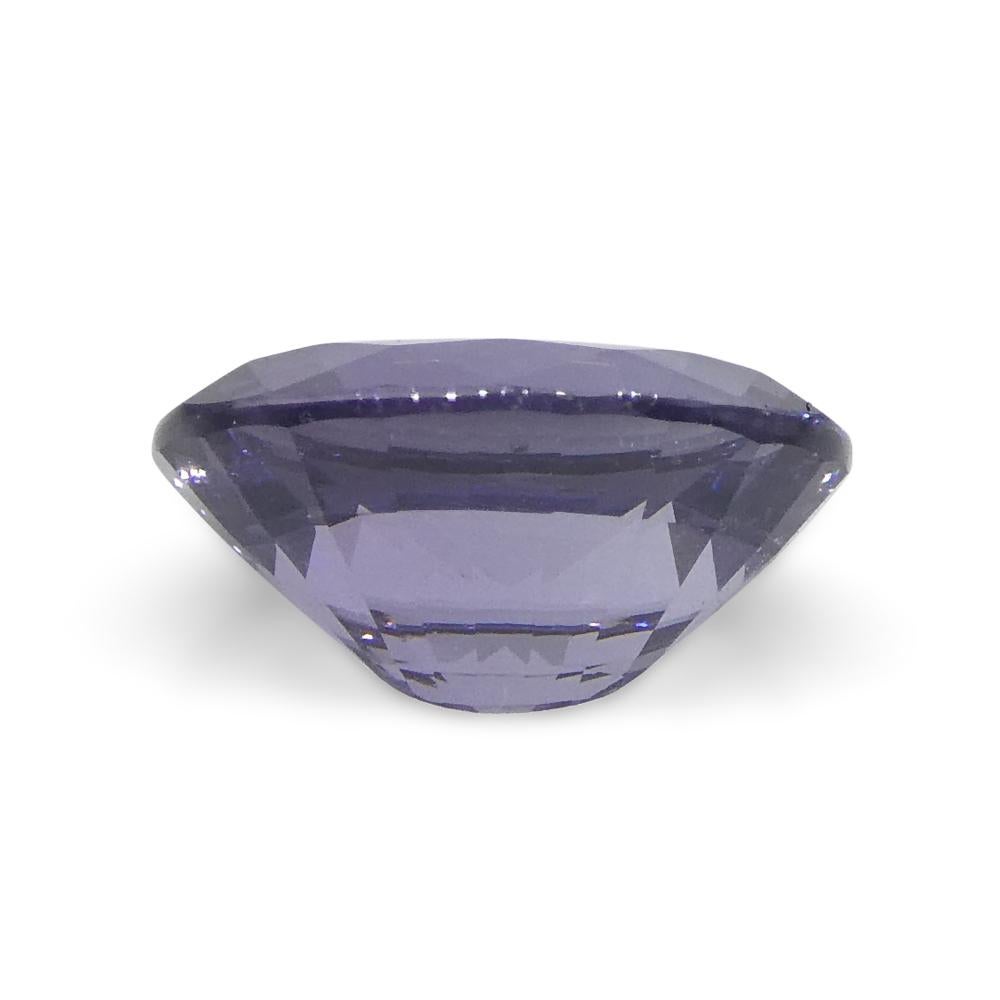1.43ct Oval Violet Spinel from Burma For Sale 5