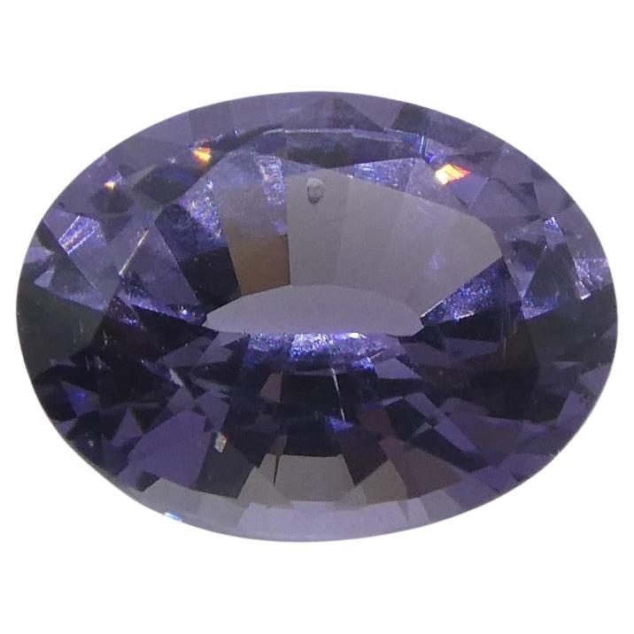 1.43ct Oval Violet Spinel from Burma