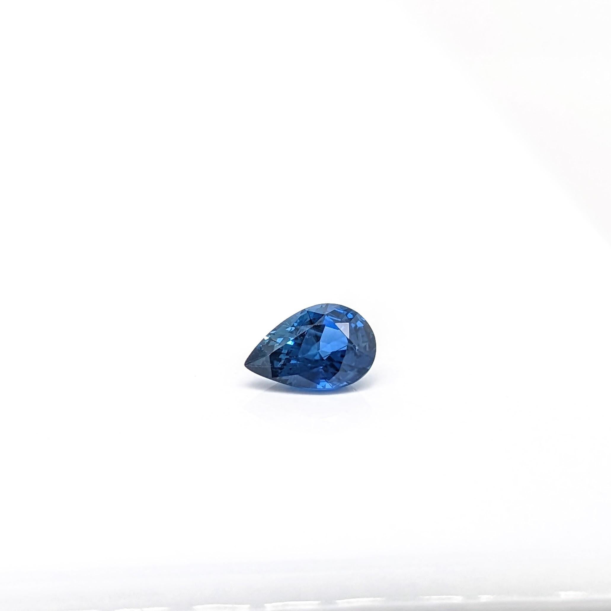 1.44 Karat Saphir Loser Edelstein Birnenform 8.5x5.6mm im Zustand „Neu“ im Angebot in Columbus, OH