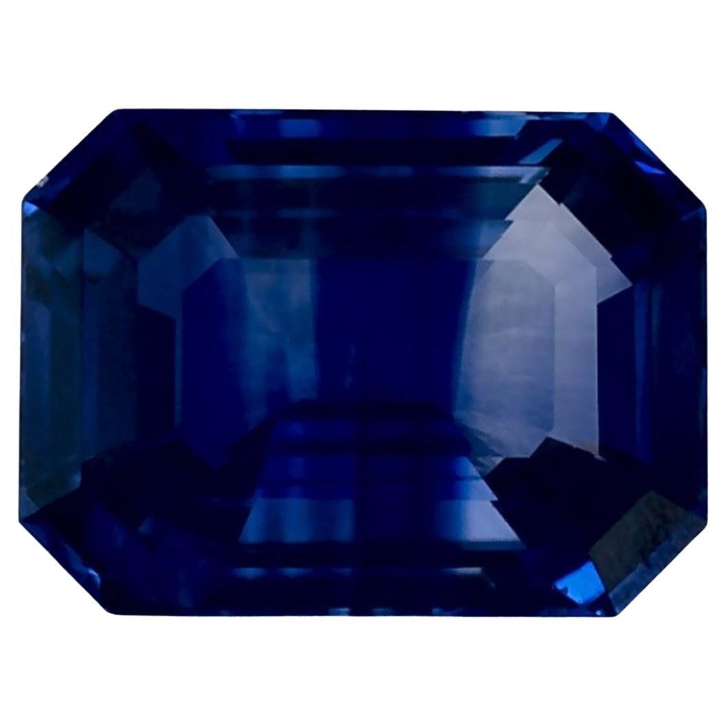 1.44 Ct Blue Sapphire Octagon Loose Gemstone