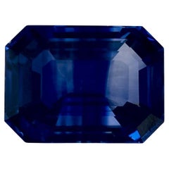 1.44 Ct Blue Sapphire Octagon Loose Gemstone