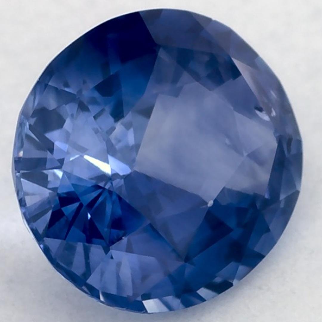 Taglio ovale 1.44 carati di zaffiro blu ovale sfuso in vendita