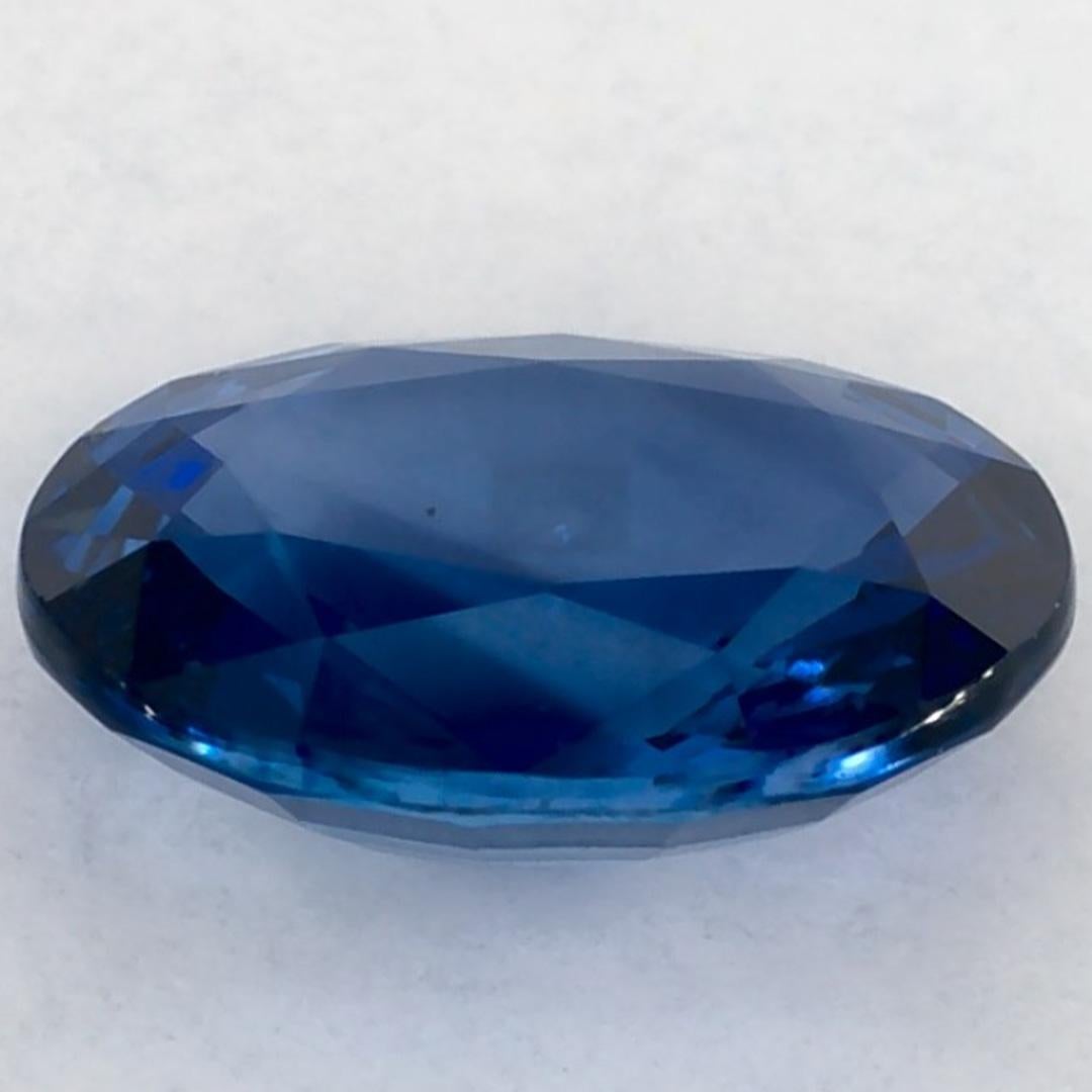1.44 carati di zaffiro blu ovale sfuso In condizioni Nuovo in vendita a Fort Lee, NJ