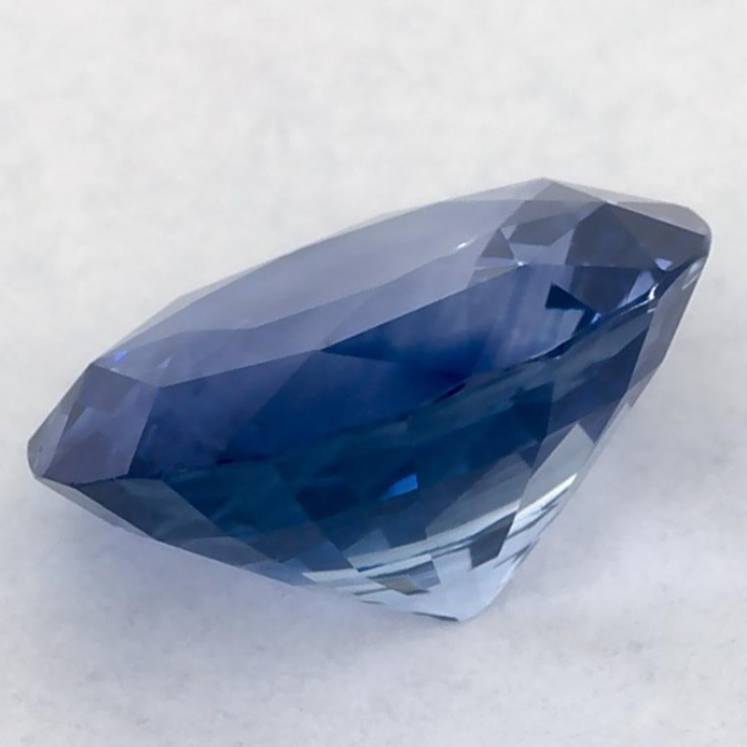 1.44 carati di zaffiro blu ovale sfuso in vendita 3