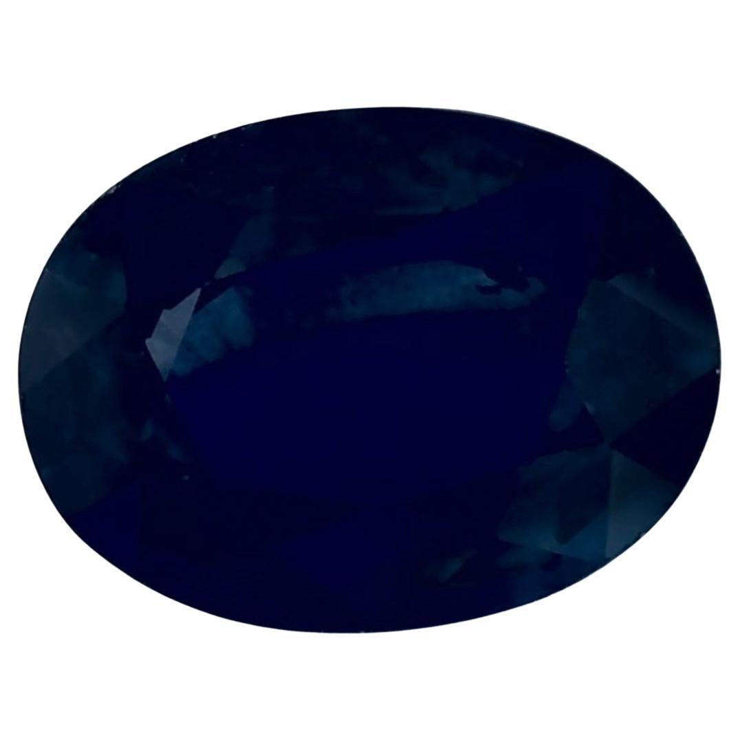 1.44 Ct Blue Sapphire Oval Loose Gemstone (pierre précieuse en vrac)