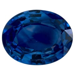 1.44 Ct Blue Sapphire Oval Loose Gemstone