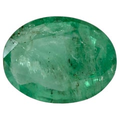 1.44 Ct Emerald Oval Loose Gemstone (pierre précieuse en vrac)