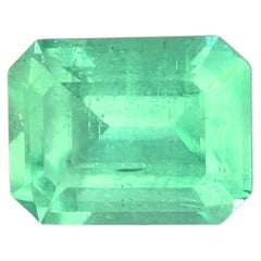1.44 Ct GIA Certified No oil Russia Emerald Neon Green Color