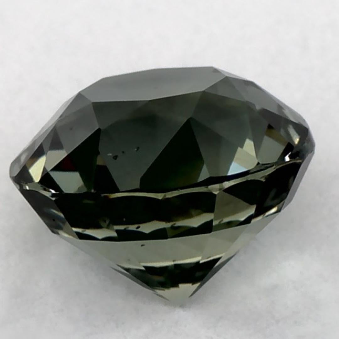 1.44 Karat Grüner Saphir Rund Lose Edelstein im Zustand „Neu“ im Angebot in Fort Lee, NJ
