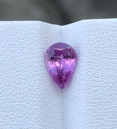1.44 Ct Natural Purplish Pink Sapphire, Pear Cut Loose Gemstone, for Fine Ring