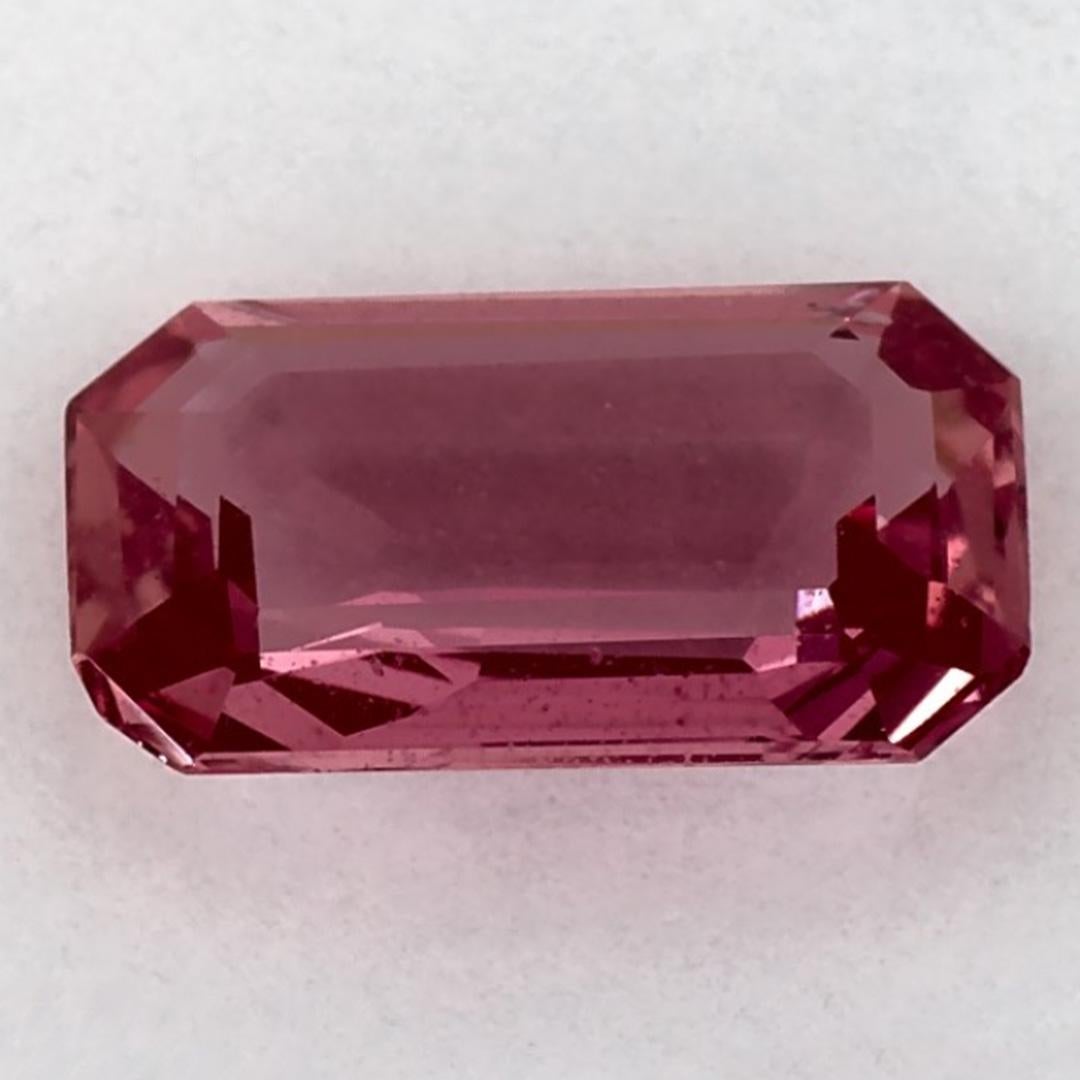 1.44 Ct Pink Sapphire Octagon Cut Loose Gemstone In condizioni Nuovo in vendita a Fort Lee, NJ
