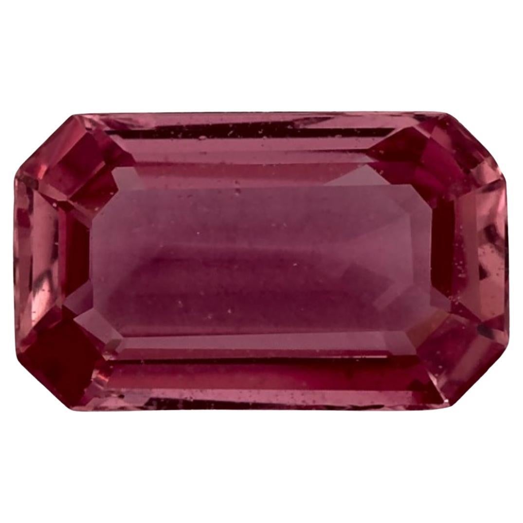 1.44 Ct Pink Sapphire Octagon Cut Loose Gemstone