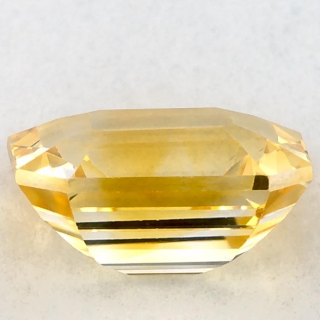 1.44 qt Zafiro Amarillo Octágono Gema Suelta en Nuevo estado para la venta en Fort Lee, NJ