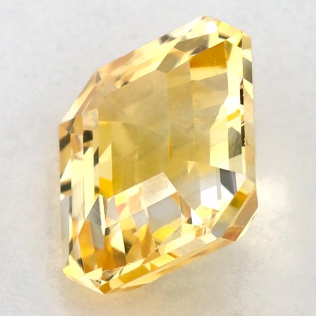 De las mujeres 1.44 qt Zafiro Amarillo Octágono Gema Suelta en venta