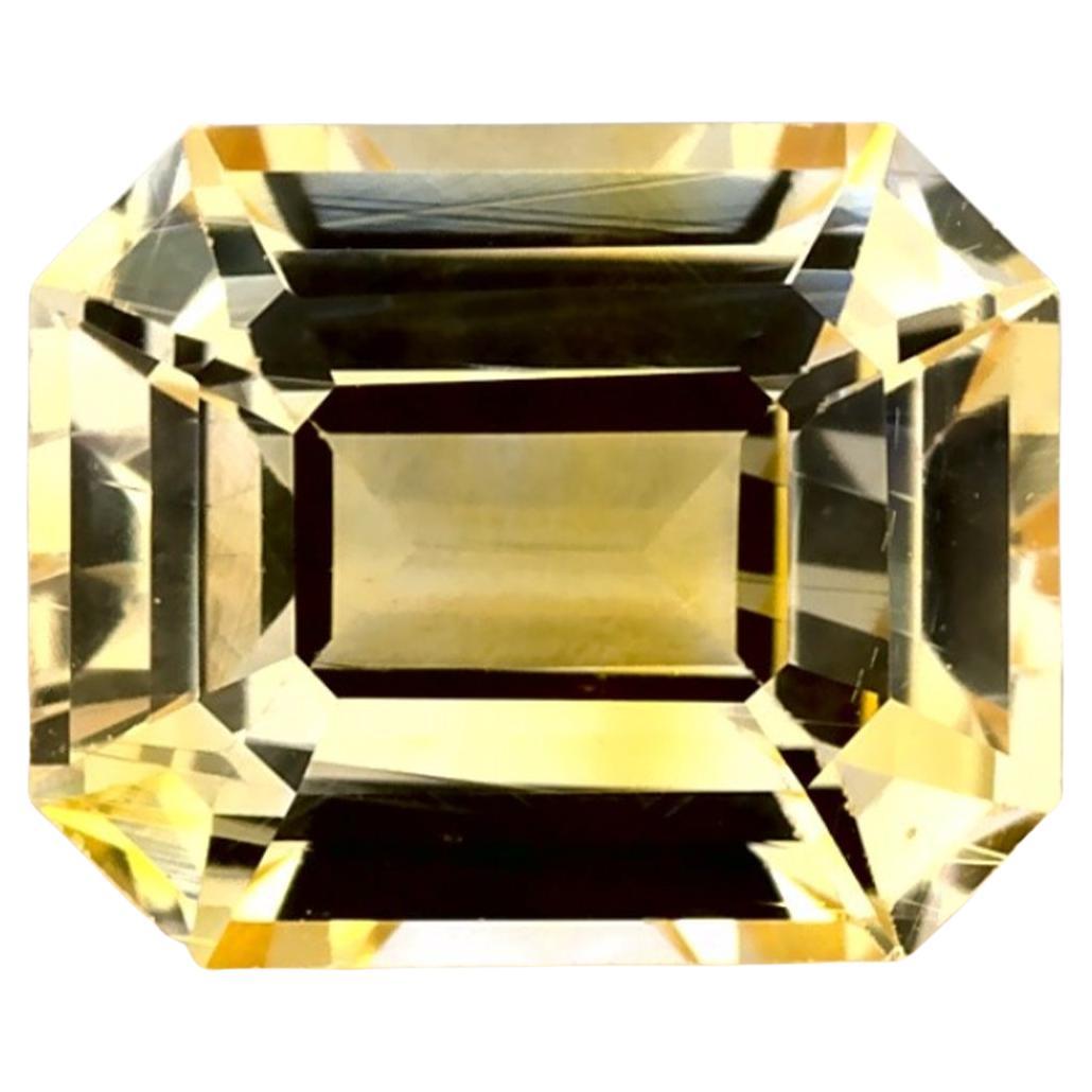 1.44 Ct Yellow Sapphire Octagon Loose Gemstone (pierre précieuse en vrac)