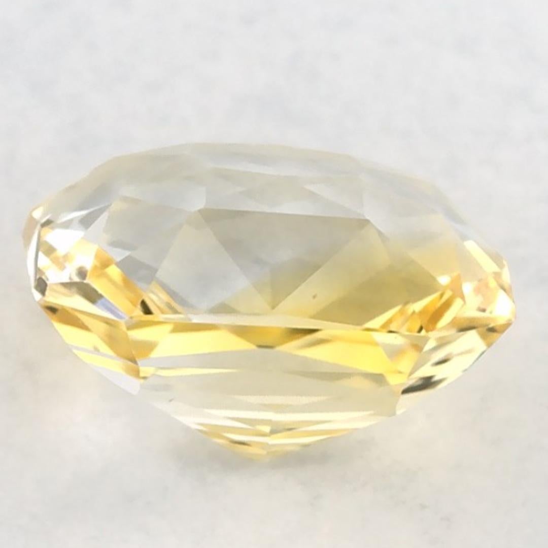 1.44 carati di zaffiro giallo radiante In condizioni Nuovo in vendita a Fort Lee, NJ