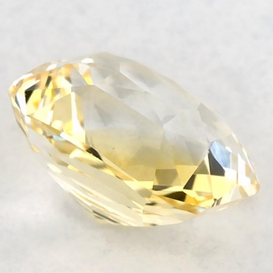 1.44 carati di zaffiro giallo radiante in vendita 1