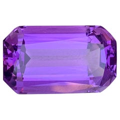 14.40 quilates de amatista natural suelta en forma de esmeralda Gema