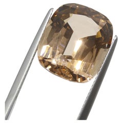 Morganite rosa-arancio da 14.43 carati a cuscino certificata GIA