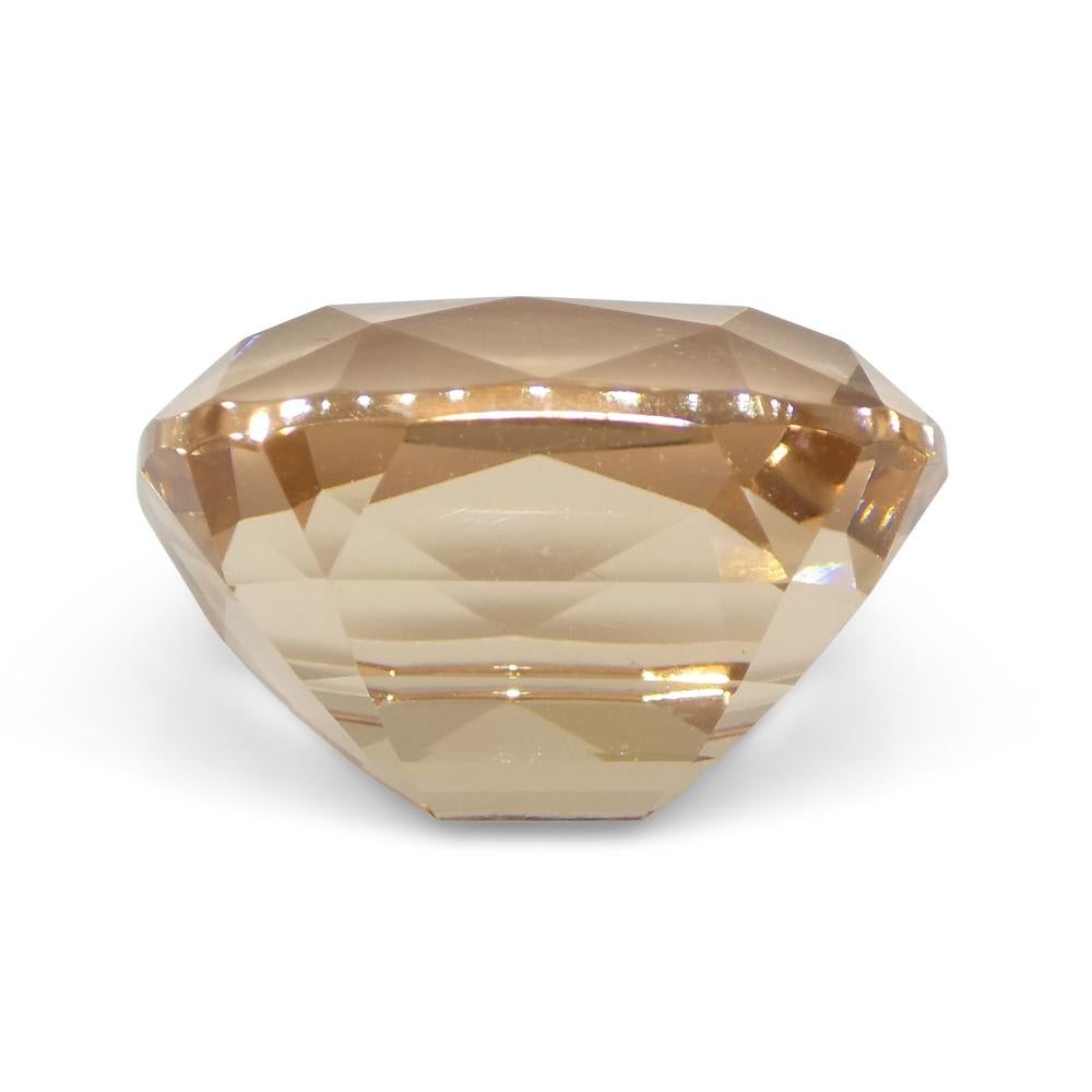 Morganite rosa-arancio da 14.43 carati a cuscino certificata GIA in vendita 13