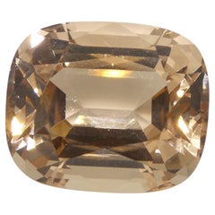 Morganite orange rosé coussin de 14.43 carats certifiée GIA