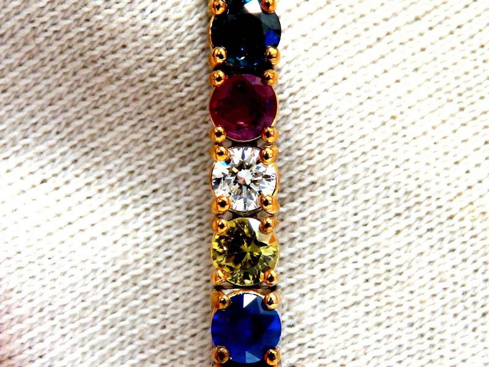 sapphire and ruby bracelet