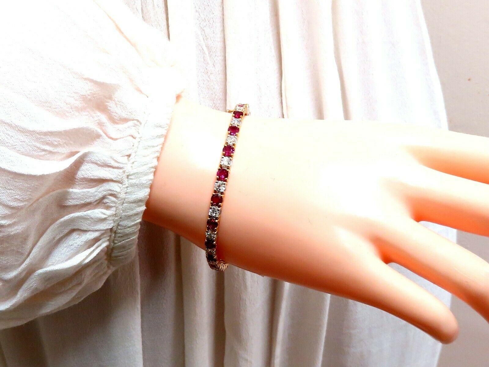 sapphire and ruby bracelet