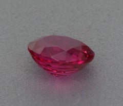1.44ct Neon Red-Pink Oval Burmese Spinel AGL