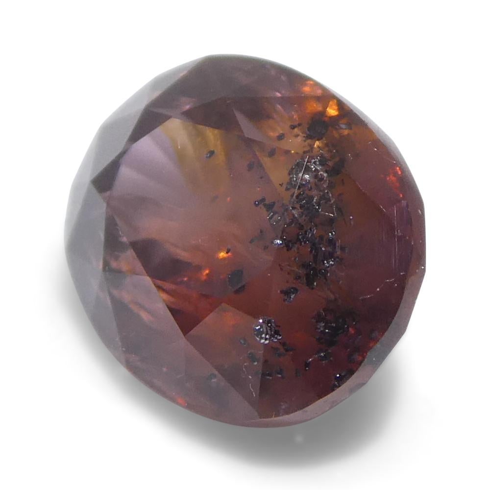 Saphir rouge ovale de 1,44ct d'Afrique de l'Est en vente 4