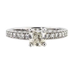 1.44ct Radiant Cut Diamond Engagement Ring