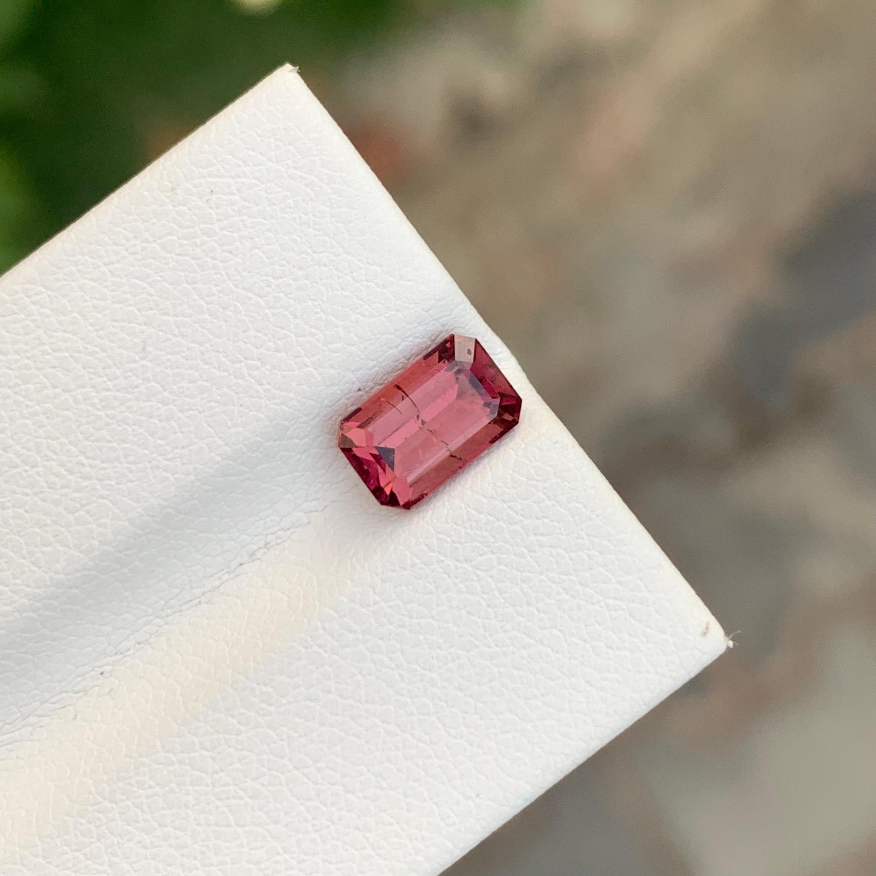 Loose Rubellite Tourmaline

Weight: 1.45 Carats
Dimension: 8.2 x 5.2 x 4 Mm
Origin: Afghanistan
Shape: Emerald
Color: Pink
Certificate: On Demand

Rubellite tourmaline, often regarded as the 