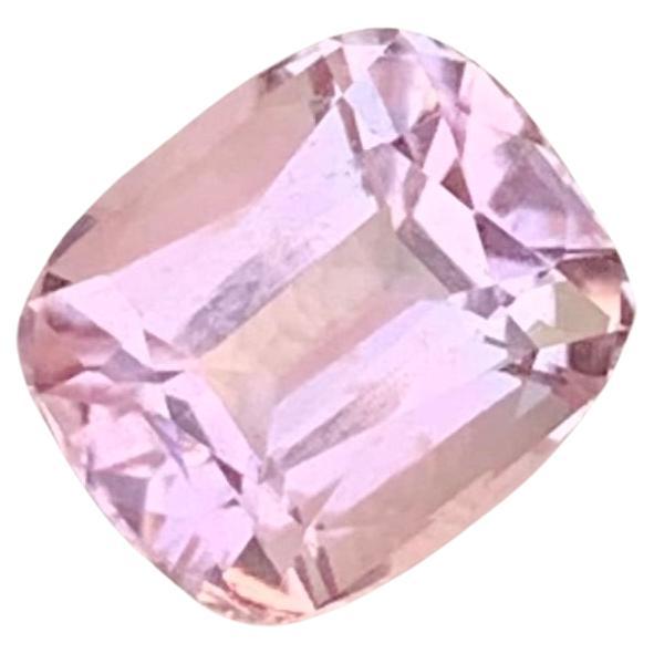1,45 carati di tormalina rosa baby naturale sfusa a forma di cuscino per anello