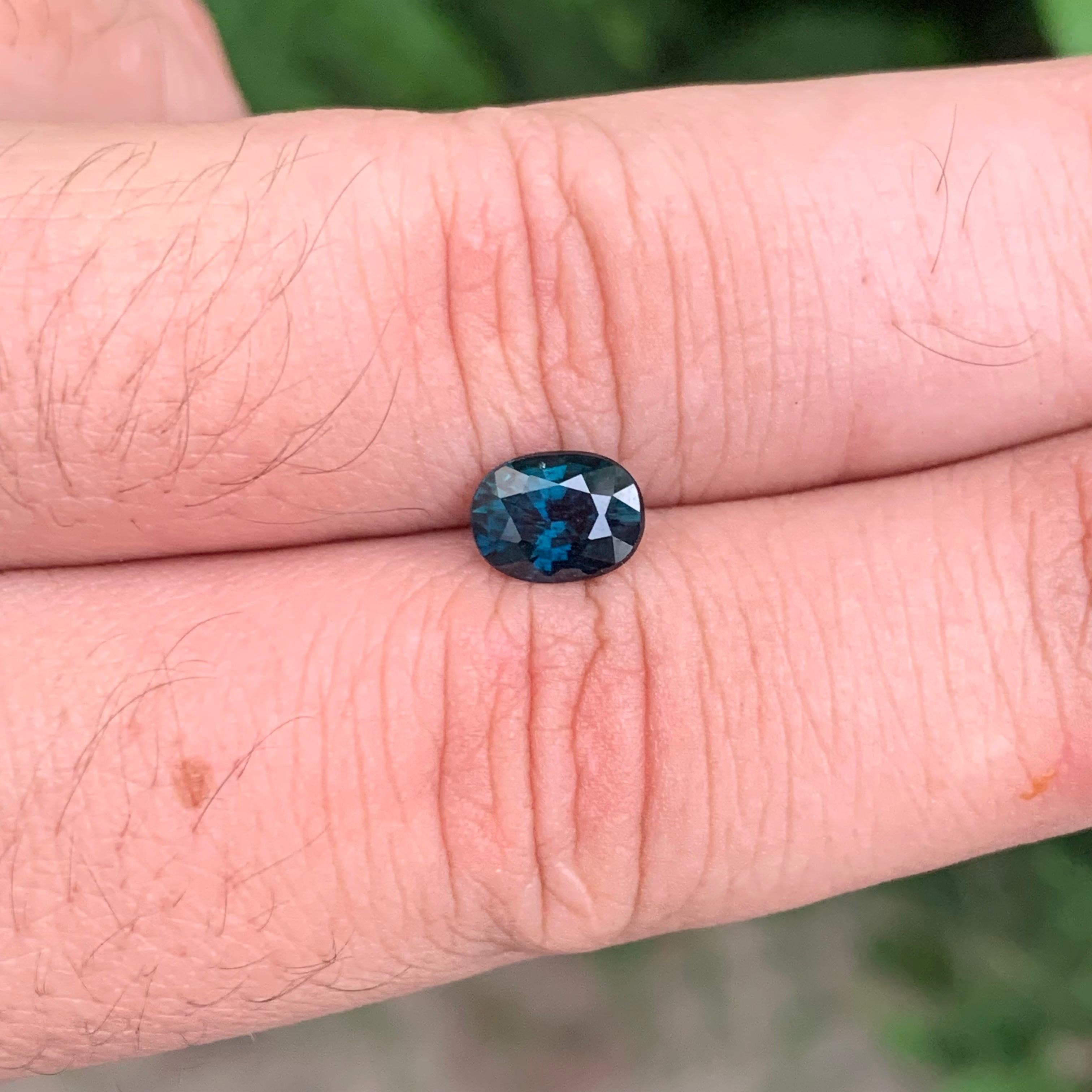 1,45 Quilates Espinela Azul Profunda Natural Suelta De Tanzania en venta 2