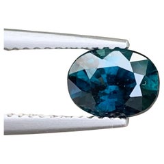 1,45 Quilates Espinela Azul Profunda Natural Suelta De Tanzania