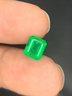 1.45 Karat natürlicher loser Smaragd-Edelstein aus dem Swat-Tal, Pakistan