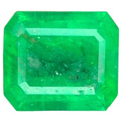 1.45 Karat natürlicher loser Smaragd-Edelstein aus dem Swat-Tal, Pakistan