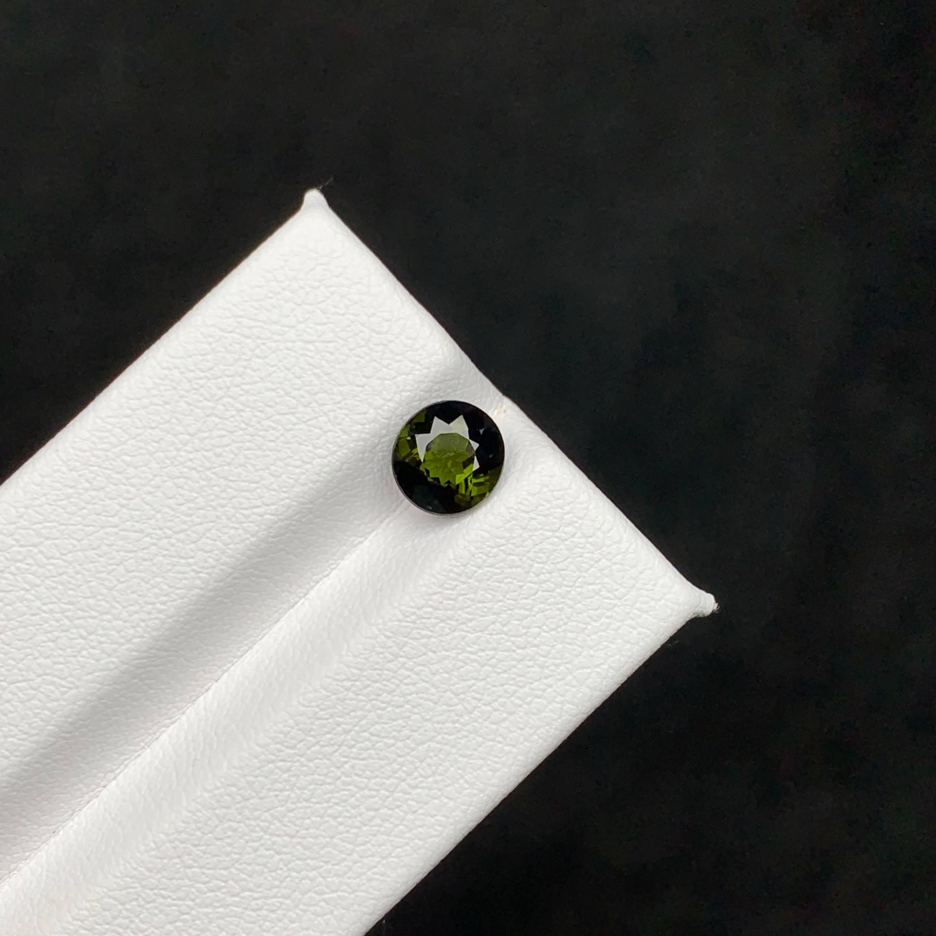 1.45 Carat Natural Loose Parti Sapphire Stone Round Cut Madagascar's Gemstone For Sale 3