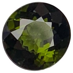 1.45 Carat Natural Loose Parti Sapphire Stone Round Cut Madagascar's Gemstone