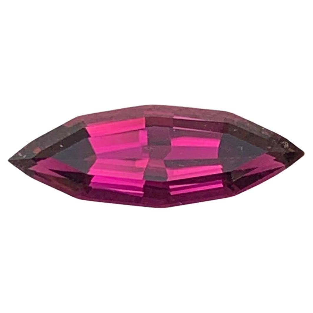 1.45 Carat Natural Loose Quality Rubelite Tourmaline Marquise Cut Afghan Gem For Sale