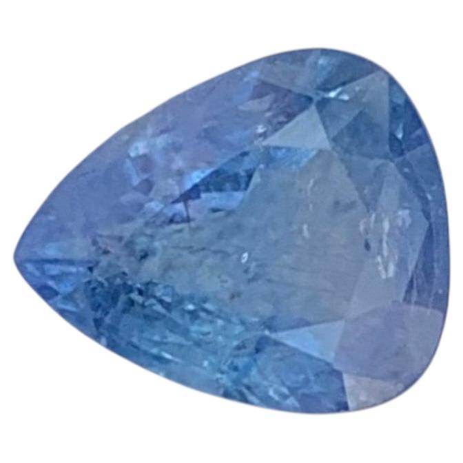 1.45 Carat Natural Loose Sapphire Pear Shape Gemstone For Sale