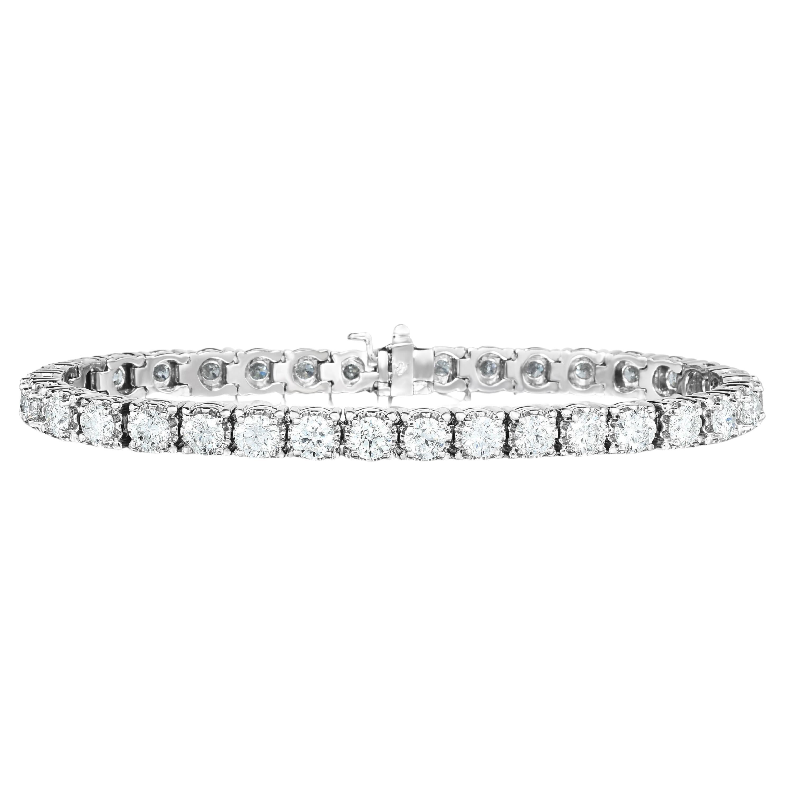 14.5 Carat Tennis Bracelet For Sale 2