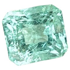 1.45 Carats Emerald Stone Emerald Cut Natural Gemstone From Afghanistan