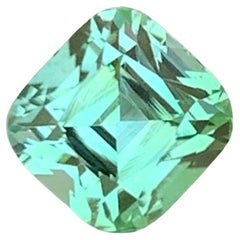 1.45 Carats Natural Loose Mint Green Tourmaline Ring Gemstone 