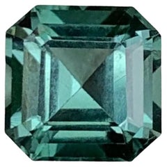 1.45 carats Unique Color Tourmaline Asscher Cut Natural Afghani Gemstone
